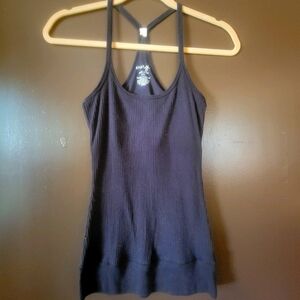 Energie Black Racerback Tank Top Size Medium